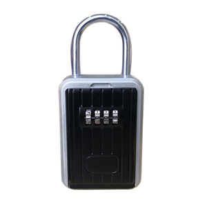 Combinación de 4 dígitos Caja de bloqueo sin llave montada en la pared para exteriores Llavero de seguridad de aleación de aluminio - Product Image 1