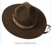 Fabrik direkt Erwachsener Wolle Scout Kanadischer Mountie Hat Park Ranger Hut Drill Sergeant Brown Hat