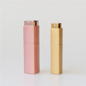Bán Buôn Quảng Trường Nhỏ Nhôm Chai Nước Hoa Phun 20Ml Bơm Lại Quay Du Lịch <span class=keywords><strong>Atomizer</strong></span> - Product Image 2