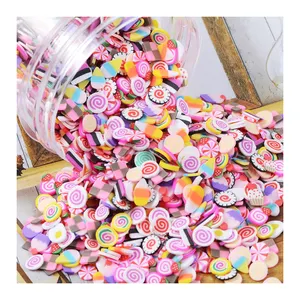 Hengxin 1 KG Per Bag 5 MM Polymer Clay Cake SlicesためDIY Crafts、SlimeとJewelry Accessories