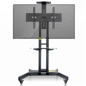 KALOC 151 TV Cart Stand Plasma Flat Screen Panel with Wheels Mobile Fits 32"to 65"