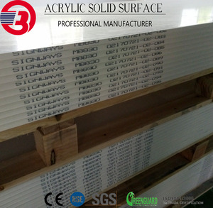Chất Lượng Hàng Đầu Lg Hi Macs Acrylic Rắn Bề Mặt Tùy Chỉnh Chiều Dài Và Chiều Rộng Tấm - Product Image 4