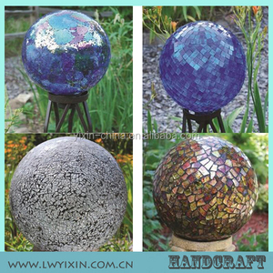 ลูกบอลกระจกโมเสกสีรุ้งสำหรับตกแต่ง<span class=keywords><strong>สวน</strong></span>กลางแจ้ง - Product Image 4