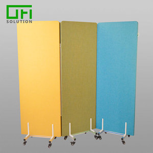 Cách Âm Polyester Vật Nuôi Cảm Thấy Acoustic Tấm Vải Bọc Phân Vùng Văn Phòng Di Động Acoustic Màn Hình Ngăn Phòng - Product Image 5