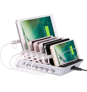 Bestseller Stazione di Ricarica USB <span class=keywords><strong>6</strong></span> in 1 Supporto per Cellulare <span class=keywords><strong>Carica</strong></span> per Tablet per Oppo per <span class=keywords><strong>iPhone</strong></span> Ecc - Product Image 5