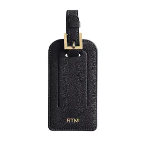 Deluxe Personalized Leather Luggage Tags