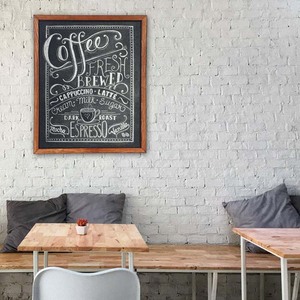 Panneau à <span class=keywords><strong>craie</strong></span> en bois massif de haute qualité, <span class=keywords><strong>tableau</strong></span> à base de <span class=keywords><strong>craie</strong></span> magnétique de style rustique, idéal avec marqueurs de liquide, mur Non porno - Product Image 2