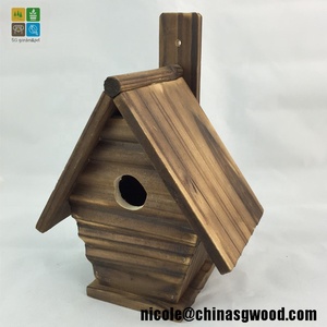 SenGong FSC Ahşap kuş yuva kutusu, evcil hayvan kafesi kuş evi satılık - Product Image 6