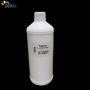 ¡Venta de fábrica! Tinta textil blanca de alta calidad para cabezal Epson XP-600, tinta textil