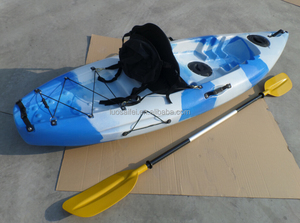 2018 Chine OEM gros clair vente chaude LDPE seul petit sit on top pas cher <span class=keywords><strong>ocean</strong></span> <span class=keywords><strong>Kayak</strong></span> avec paddle - Product Image 6