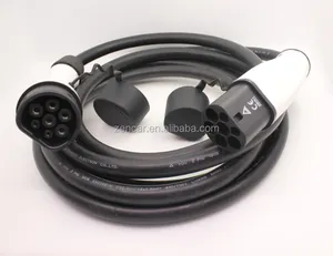 CE 证书 62196 2 插头 ev 充电器 type2 ev 2 型连接器充电电缆