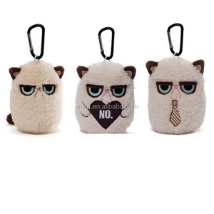 คอลเลกชันใหม่เพื่อส่งเสริมของขวัญ 3pcs Assortment 4 นิ้ว Grumpy Cat MINI Plush ของเล่น