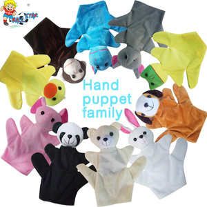 Produttore cinese morbido e comodo Set di burattini a mano Kawaii grande animale peluche giocattolo pupazzo - Product Image 3