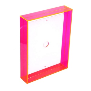 Hấp Dẫn Tùy Chỉnh Neon Hồng Trang Trí Nội Thất Acrylic Bé Khung Ảnh - Product Image 3