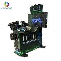 Machine de jeu vidéo d'arcade à monnayeur, tir à l'arme sur les extraterrestres, 2 joueurs, garantie 1 an, version anglaise - Grande Vente