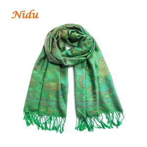 Offre Spéciale Paisley Pashmina écharpe musulmane dame longue taille étole mélange <span class=keywords><strong>couleur</strong></span> avec bas quantité minimale de commande - Product Image 3