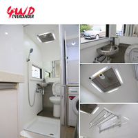Grande famille hors route remorque rv caravane mobile maison camping-cars pour la vente en gros