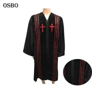 Tamanho personalizado exclusivo estilo único adulto escolha jovem robe clergy