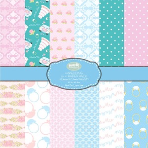 24 fogli Double face 12 pollici cartoncino con Texture di pizzo rosa e verde acqua 48 motivi Scrapbooking carta <span class=keywords><strong>stampa</strong></span> Offset - Product Image 3