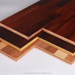 橡木核桃桃花心木黑檀木特殊质地防水价格便宜镶木地板工程木地板