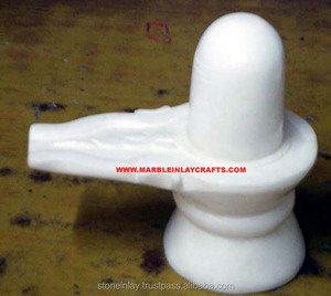 Marbre Blanc italien Shivling - Product Image 1