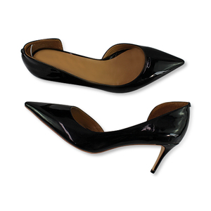 In vera pelle punta a punta signore mature <span class=keywords><strong>tacchi</strong></span> alti calza tubo delle donne pattini di vestito - Product Image 4