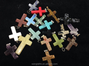 Colgante de Cruz de amettyst suply - Product Image 2