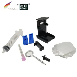 (T14) professional refill holder ink suction tool clip for HP and for Canon cartridges with printhead with accessories