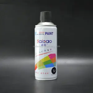 Ideal Wood and Metal Color Place Gloss Spray Paint Black