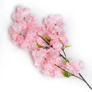 2019 New Style Artificial Cherry Blossom Silk Sakura For Wedding Centerpieces