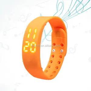 Kinder silikon gummi intelligente armband benutzerdefinierte logo kinder sport armbanduhr mit schlaf-monitor