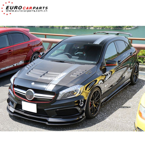 W176 cofano in fibra di carbonio in forma per MB <span class=keywords><strong>A</strong></span>-<span class=keywords><strong>classe</strong></span> W176 2014-2017year <span class=keywords><strong>A</strong></span> VS stile completa in fibra di carbonio A45 cappuccio - Product Image 5