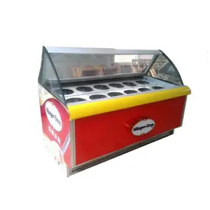 Chariot de congélateur/congélateur portable, boîte pour chocolat frit, armoire de gelato
