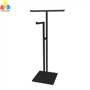 De las mujeres de la <span class=keywords><strong>moda</strong></span> de la tienda de metal de 4 colgando ropa venta al por menor de visualización bastidores soporte - Product Image 3
