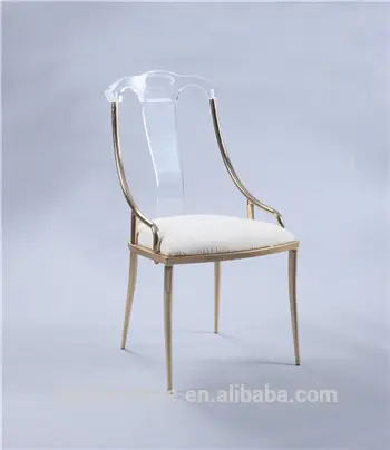 Haoyaqi — chaise de banquet de loisir en acrylique, siège de luxe, de style moderne, avec coussin, pour salle à manger, 2021