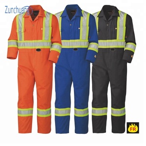 Uniforme de sécurité pour travail, combinaison ignifuge noire, vente en gros, - Product Image 6