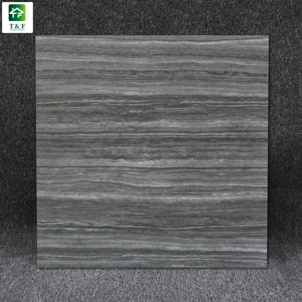 Pakistan Anti Acid Anti Slip Grey Line Stone Look Matte Porcelain Tile 60X60 Inkjet Bathroom Floor Tiles