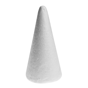 Artisanat de polystyrène imperméable bricolage et décoration mousse EPS blanche en polystyrène Polyfoam cône pour décoration d'arbre de noël - Product Image 6