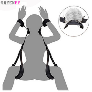 Éponge de Bondage, 1 paire, grips chair, verrouillage des cuisses, jambes ouvertes, manchettes, harnais fétiche pour femmes - Product Image 2