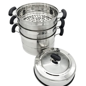 Olla para Cuscús de Acero Inoxidable para Cocina/Olla Vaporera de Metal - Product Image 3