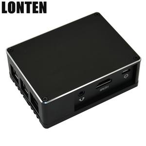 Lonten-carcasa de aluminio con ventilador, disipador de calor para Raspberry <span class=keywords><strong>PI</strong></span> 3B +/3B ASUS Tinker S, novedad - Product Image 2