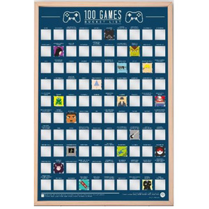 Personnalisé Buste <span class=keywords><strong>Liste</strong></span> Gratter Affiche 100 FILMS À Regarder - Product Image 3