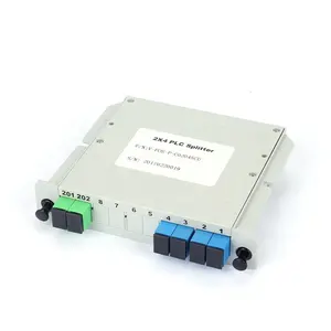 ABS ftth módulo de inserción de 2x4x2 8 2x16 2x32 PLC Splitter con SC conector APC