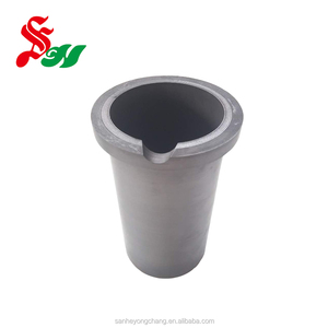 Crisoles de Grafito Isostático de Alta Pureza para Fundir Joyas, Marca Sanhe, 85 mm de Diámetro de Base, 160 mm de Altura - Product Image 1