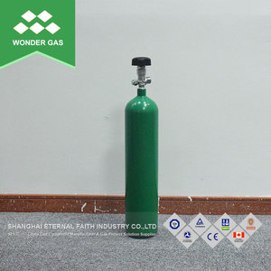 Oxígeno industrial/CO2/argón/nitrógeno cilindro de gas con tapa y válvula <span class=keywords><strong>C</strong></span>/D/E/ G tamaño au - Product Image 2