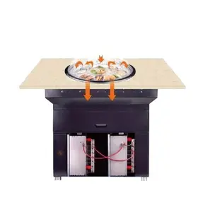 GOURMET Trung Quốc Bằng Sáng Chế Đầu Tiên BBQ Grill Dầu Không Sửa Chữa Ống Thịt Nướng Hút Máy Lọc