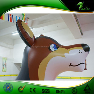 Hongyi animales UV inflable ride on wolf / inflable juguete lobo - Product Image 4