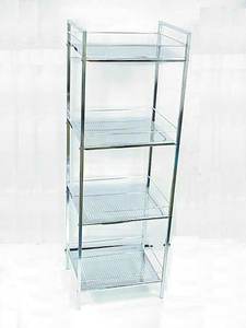 Chariot de rangement à 4 niveaux Mesh Economy Multi Purpose Rolling Trolley - Product Image 6