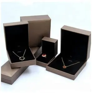 Boîte à bijoux personnalisée de haute qualité, prix de gros, pour cadeau de mariage ou d'anniversaire, bon marché