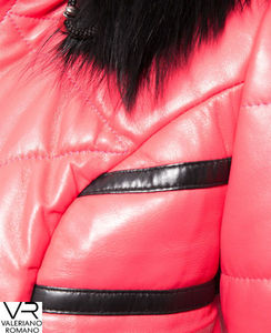 Chaqueta de cuero genuino Rosa Premium Productos de cuero Premium para prendas - Product Image 2